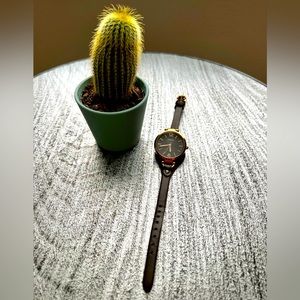Fossil Leather Band Ladies Watch